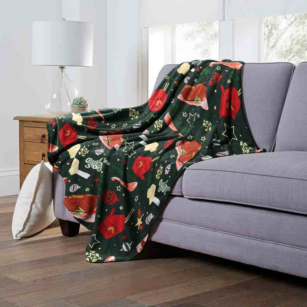 Warner Bros. A Christmas Story Duck Dinner Silk Touch Throw Blanket 50x60 Inches