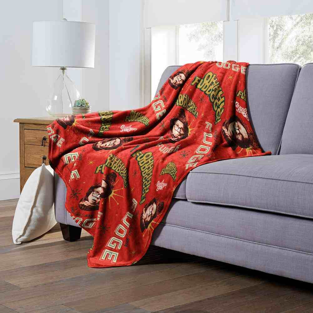 Warner Bros. A Christmas Story Oh Fudge Silk Touch Throw Blanket 50x60 Inches