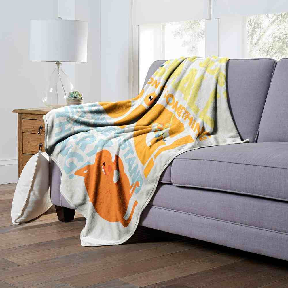 Cartoon Network Adventure Time Big And Small Silk Touch Throw Blanket 50x60 Inches