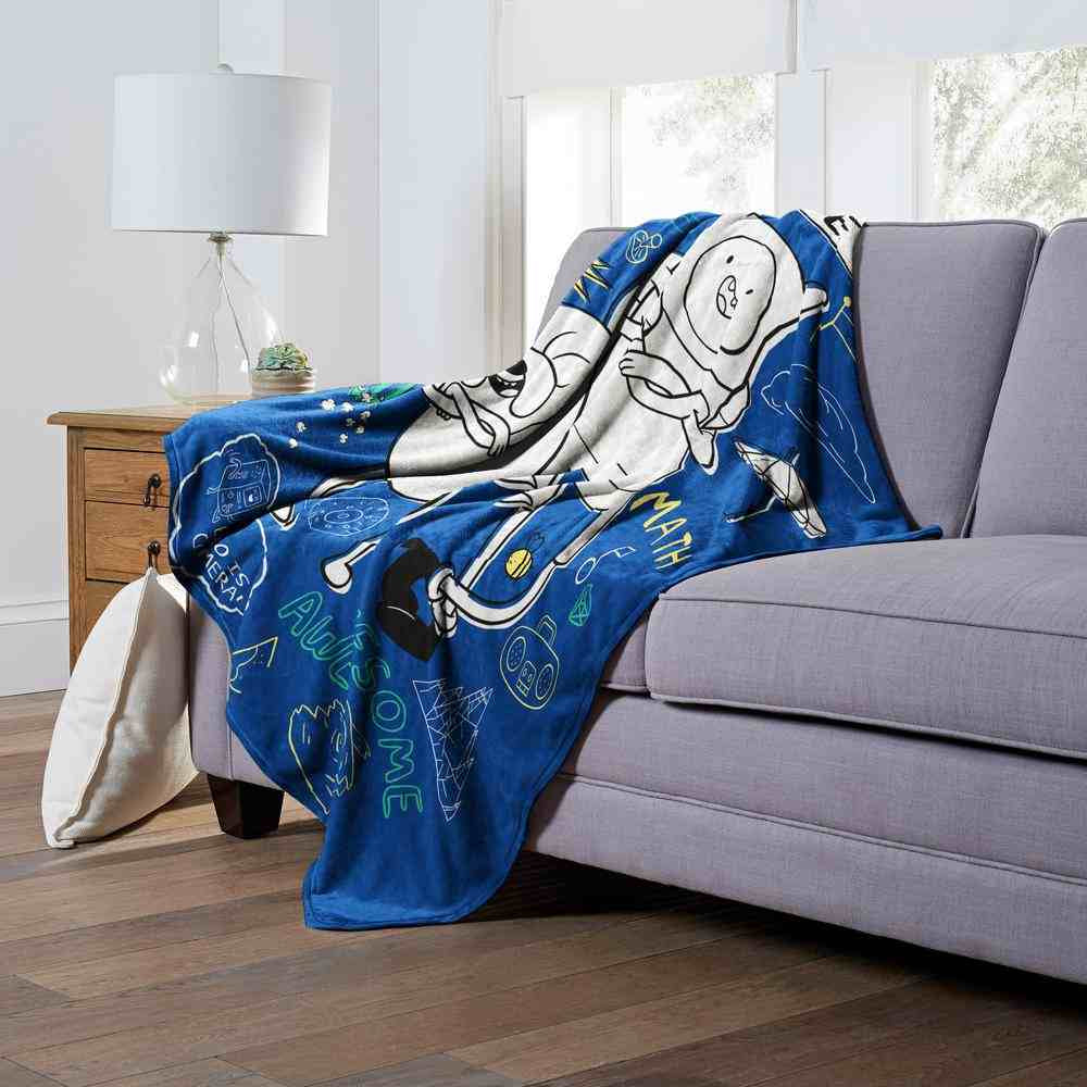Cartoon Network Adventure Time Bros For Life Silk Touch Throw Blanket 50x60 Inches