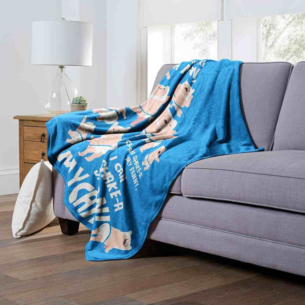 Cartoon Network Adventure Time Buff Baby Dance Silk Touch Throw Blanket 50x60 Inches