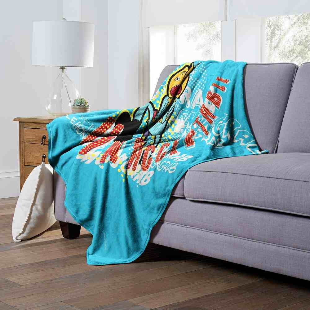 Cartoon Network Adventure Time Unacceptable Comic Silk Touch Throw Blanket 50x60 Inches