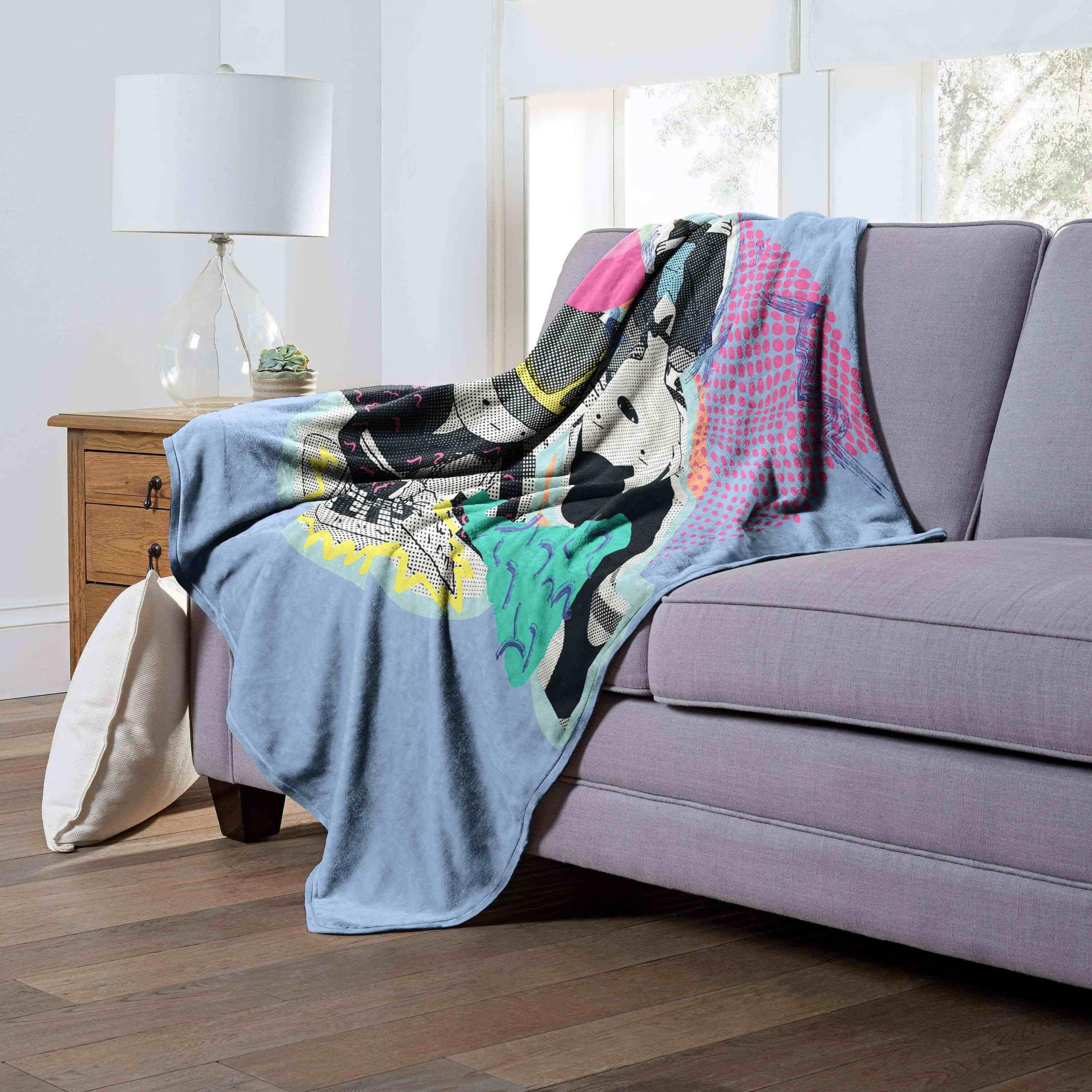 Cartoon Network Adventure Time Unlikely Besties Silk Touch Throw Blanket 50x60 Inches