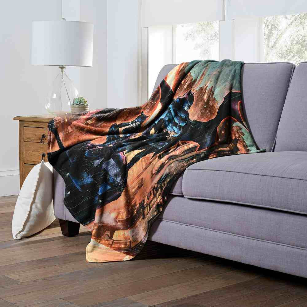 Warner Bros. Batman About The City Silk Touch Throw Blanket 50x60 Inches
