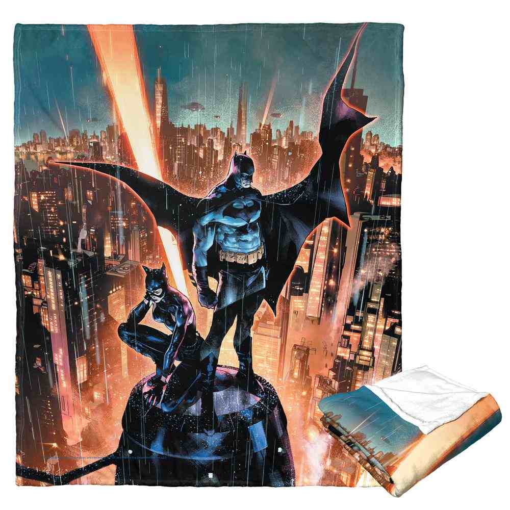 Warner Bros. Batman About The City Silk Touch Throw Blanket 50x60 Inches