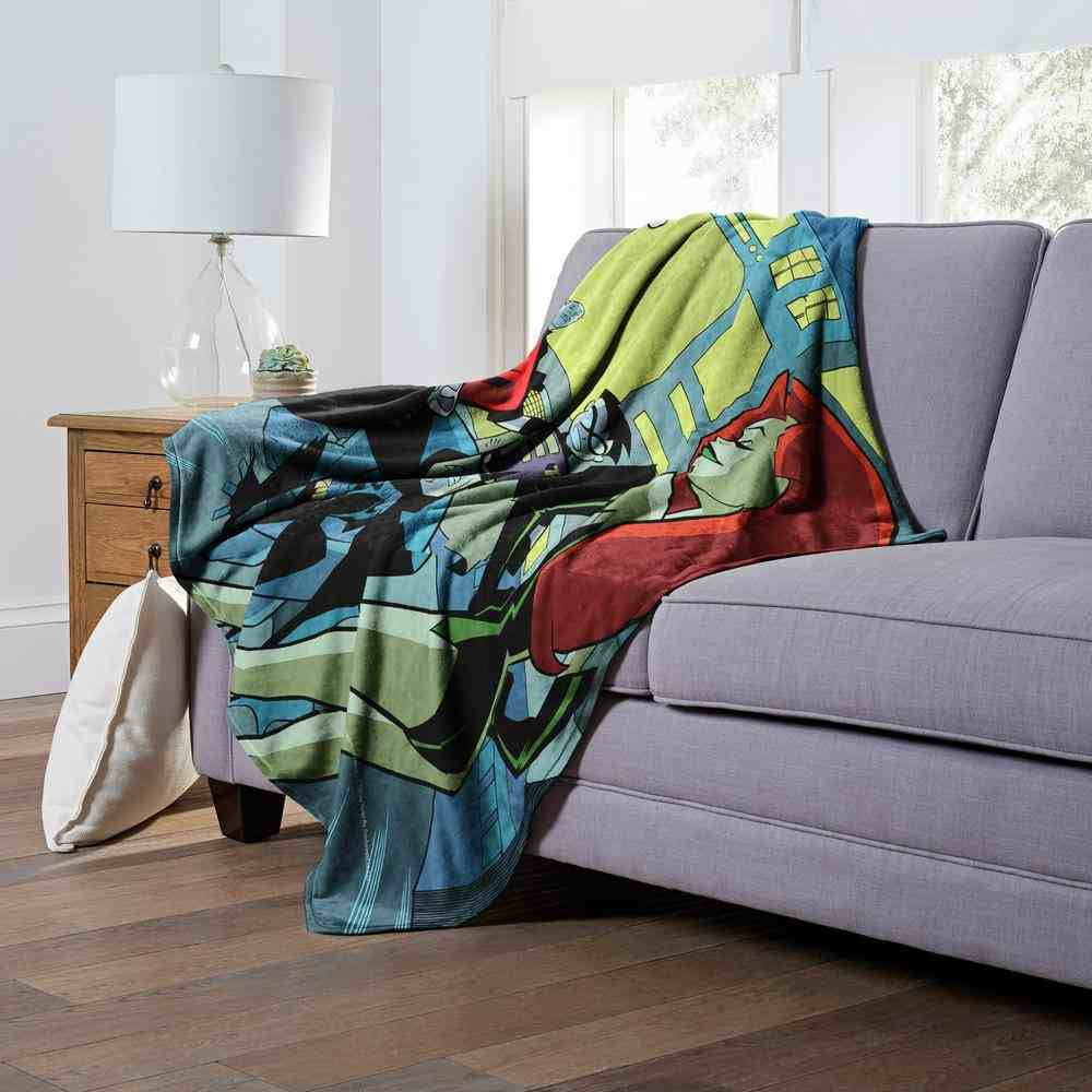 Warner Bros. Batman Bat Cave Break In Silk Touch Throw Blanket 50x60 Inches