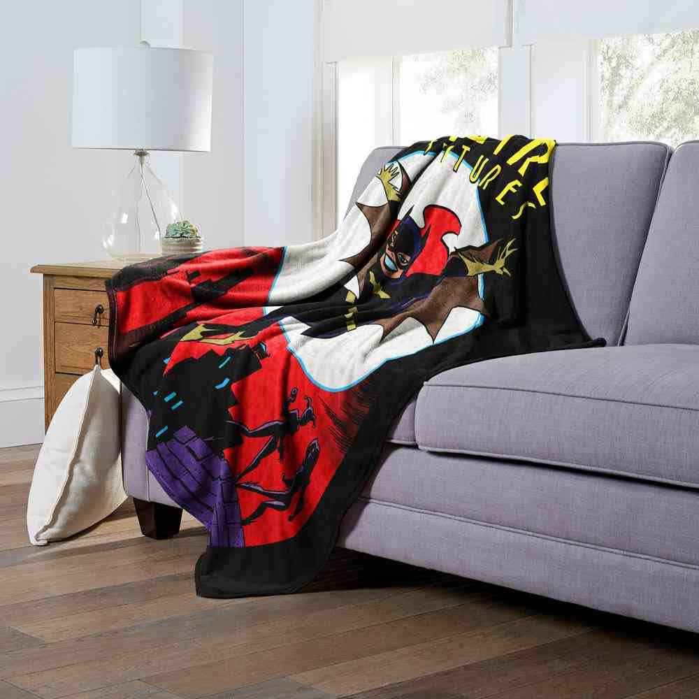 Warner Bros. Batman Batgirl Adventures Silk Touch Throw Blanket 50x60 Inches