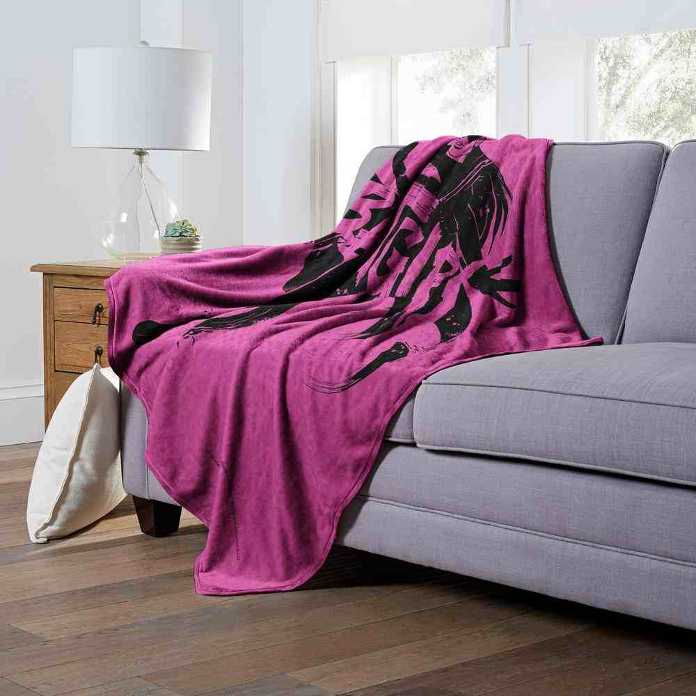 Warner Bros. Batman Batgirl Inked Silk Touch Throw Blanket 50x60 Inches