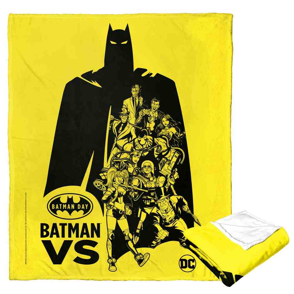 Warner Bros. Batman Batman Versus Silk Touch Throw Blanket 50x60 Inches