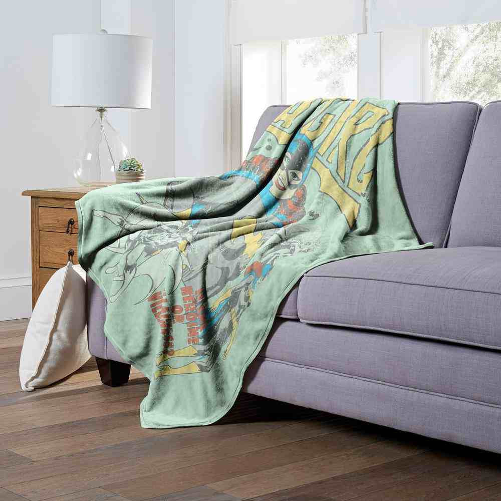 Warner Bros. Batman Hero Or Villainess Silk Touch Throw Blanket 50x60 Inches