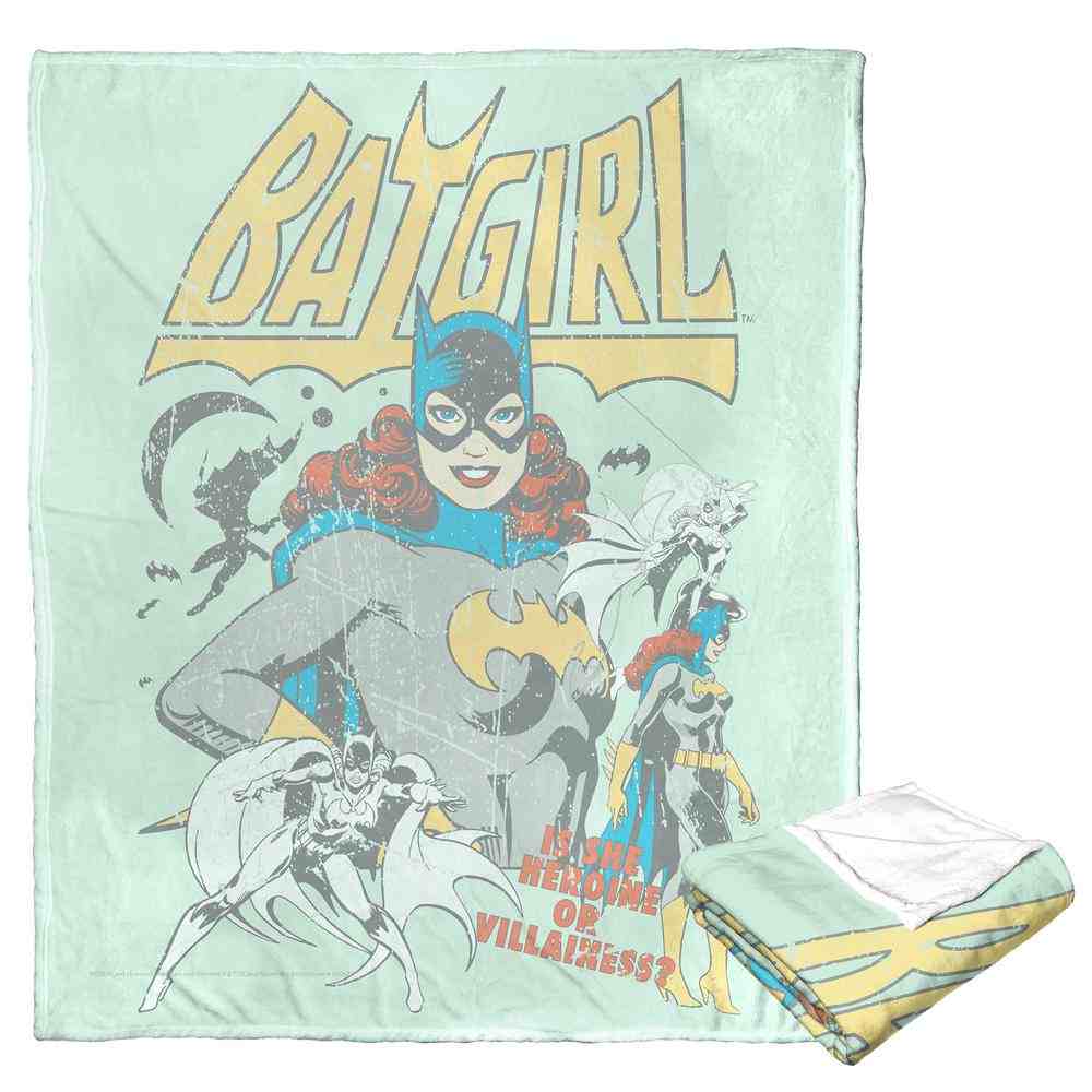 Warner Bros. Batman Hero Or Villainess Silk Touch Throw Blanket 50x60 Inches