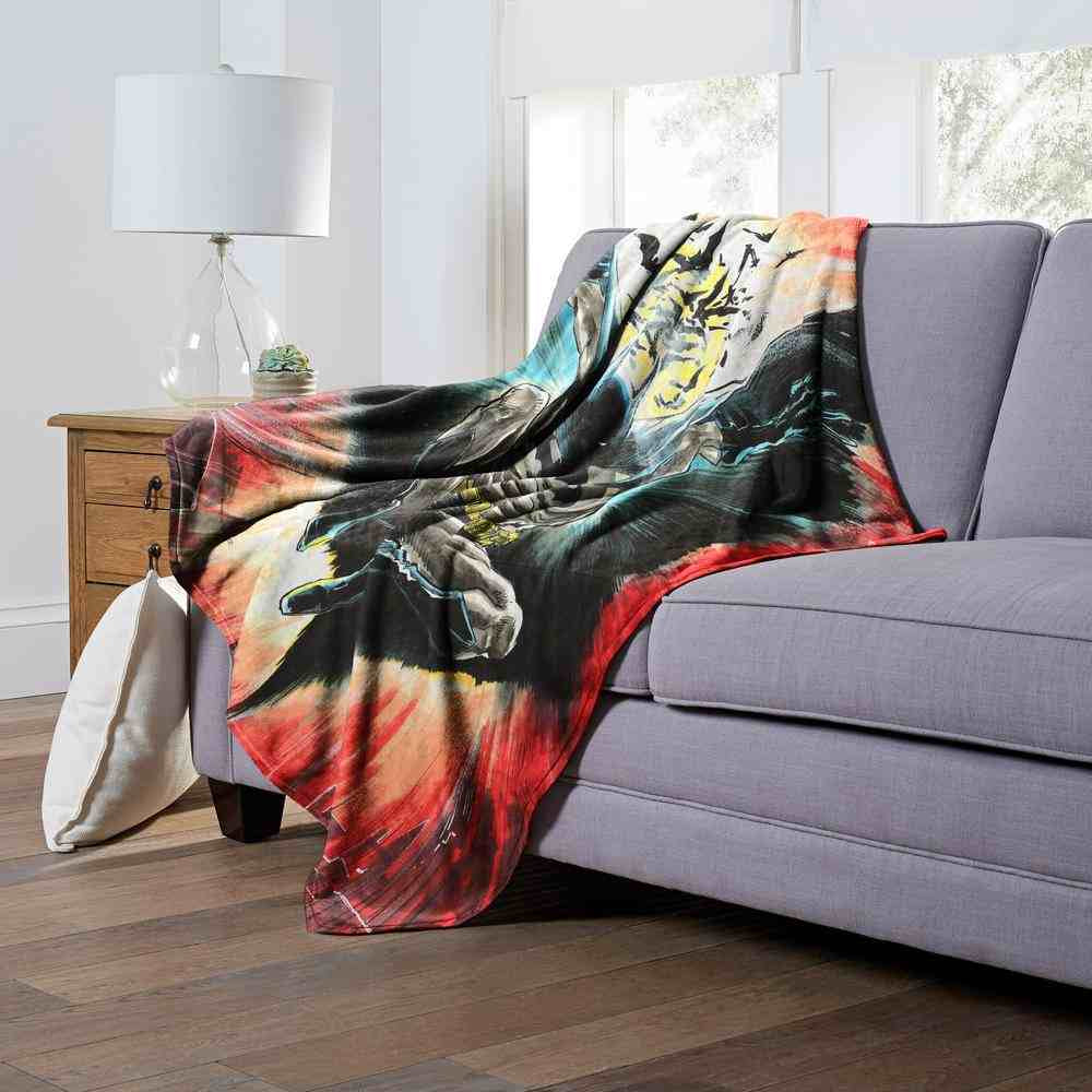 Warner Bros. Batman Illustrative Batman Silk Touch Throw Blanket 50x60 Inches