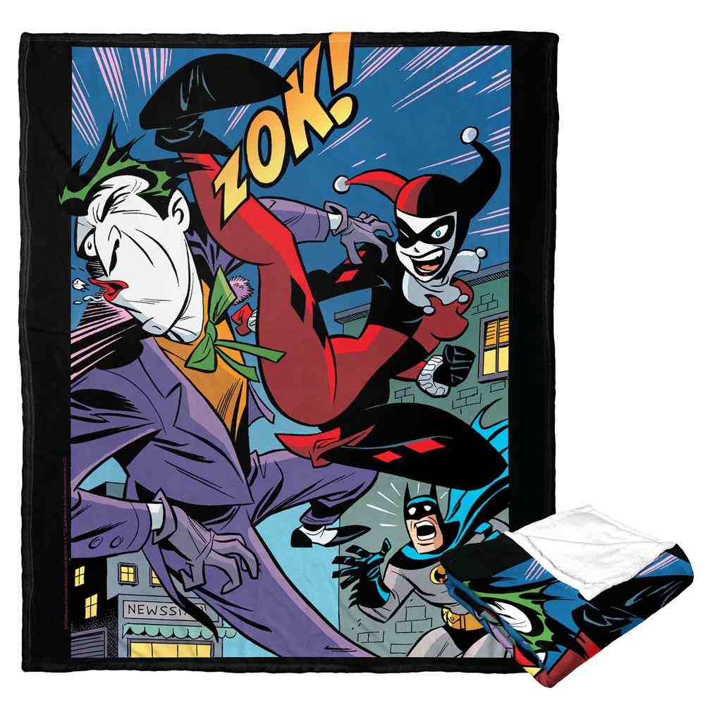 Warner Bros. Batman Its Over Puddin Silk Touch Throw Blanket 50x60 Inches