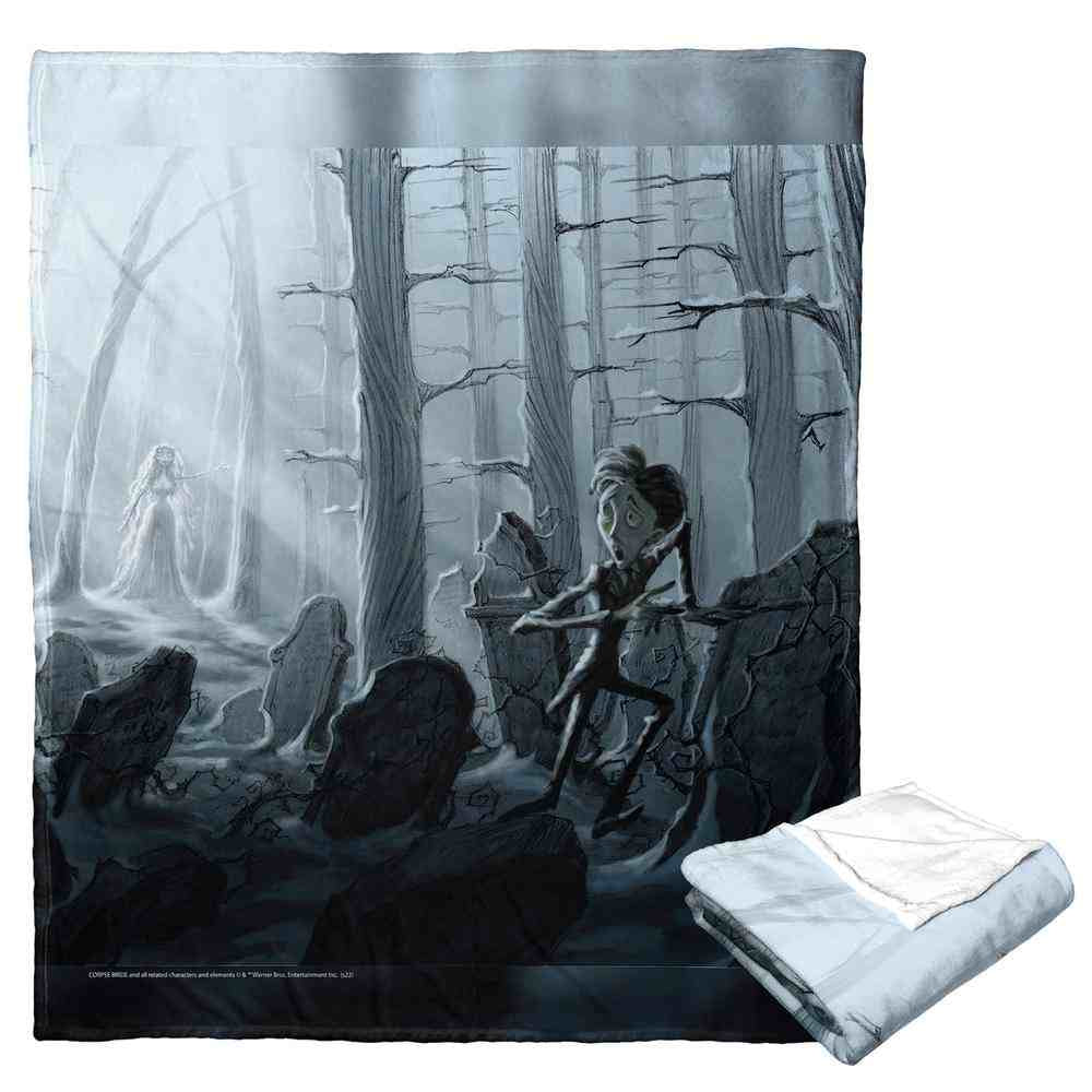 Warner Bros. Corpse Bride Love Of The Chase Silk Touch Throw Blanket 50x60 Inches