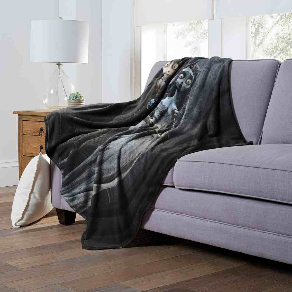 Warner Bros. Corpse Bride Marriage Portrait Silk Touch Throw Blanket 50x60 Inches
