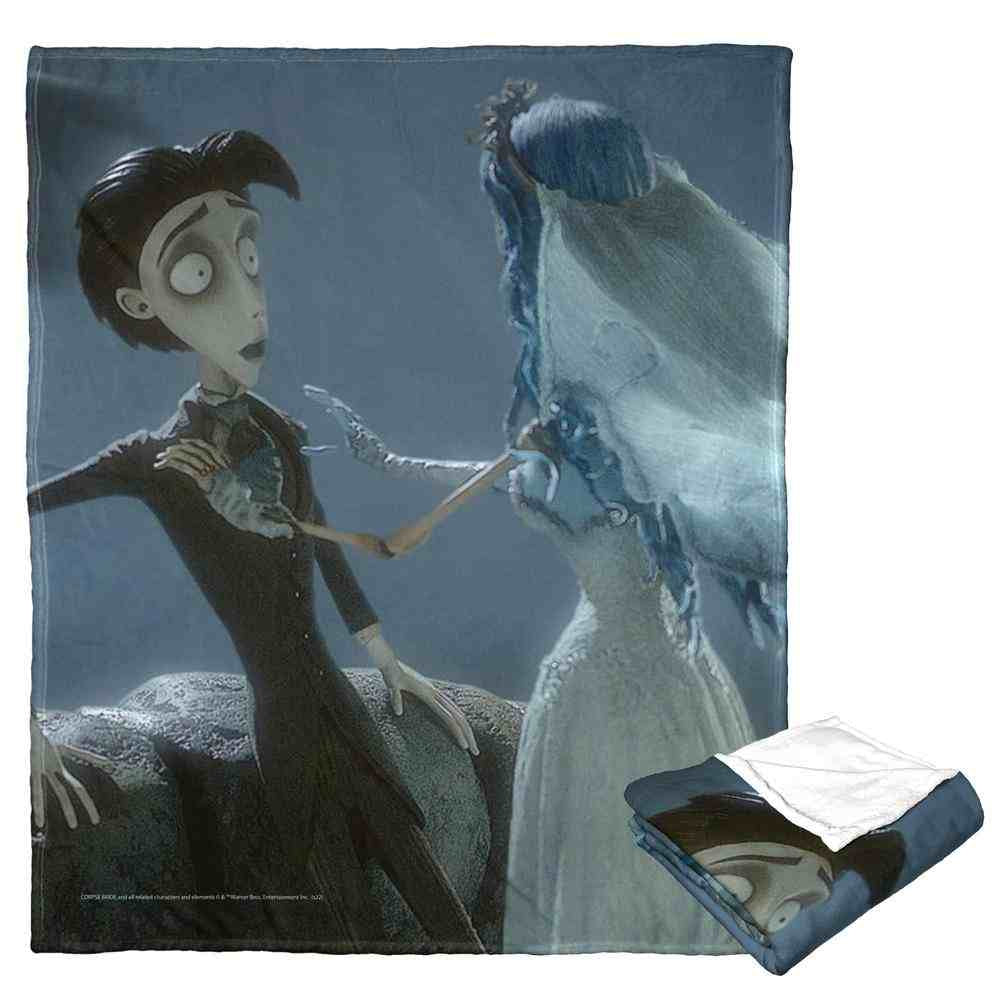 Warner Bros. Corpse Bride Till Death Do Us Part Silk Touch Throw Blanket 50x60 Inches
