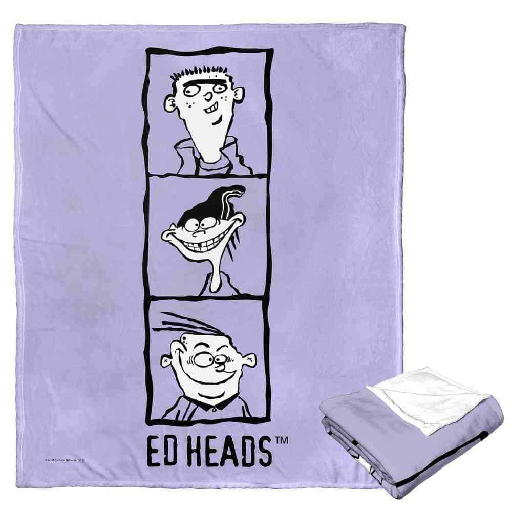 Cartoon Network Ed Edd N Eddy Ed Heads Silk Touch Throw Blanket 50x60 Inches