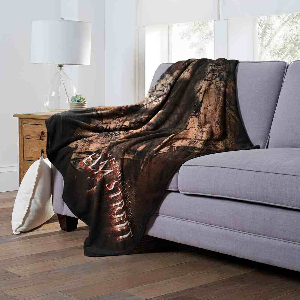 Warner Bros. Nightmare on Elm Street Evidence Silk Touch Throw Blanket 50x60 Inches