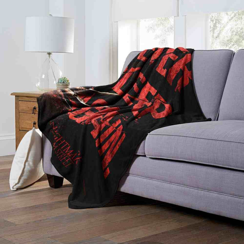 Warner Bros. Nightmare on Elm Street Never Sleep Again Silk Touch Throw Blanket 50x60 Inches