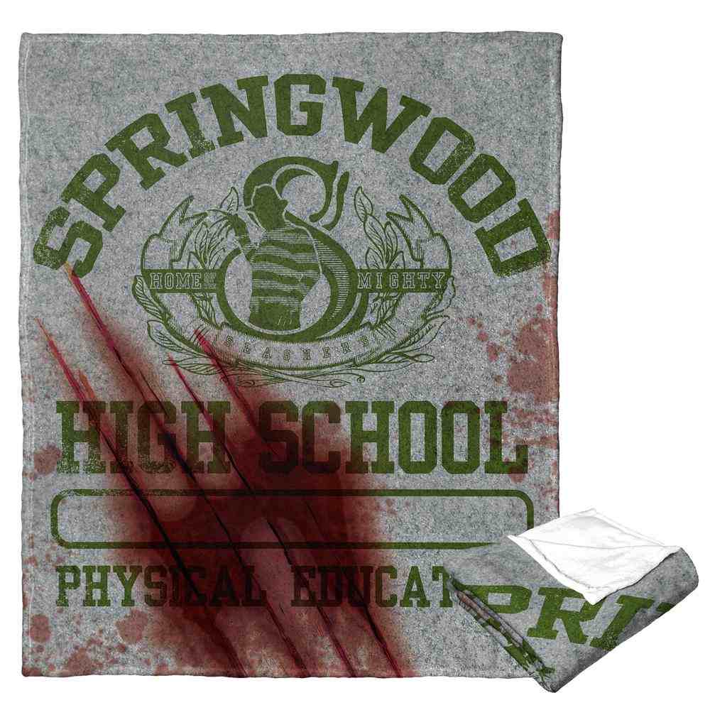 Warner Bros. Nightmare on Elm Street Wont Survive Springwood High Silk Touch Throw Blanket 50x60 Inches