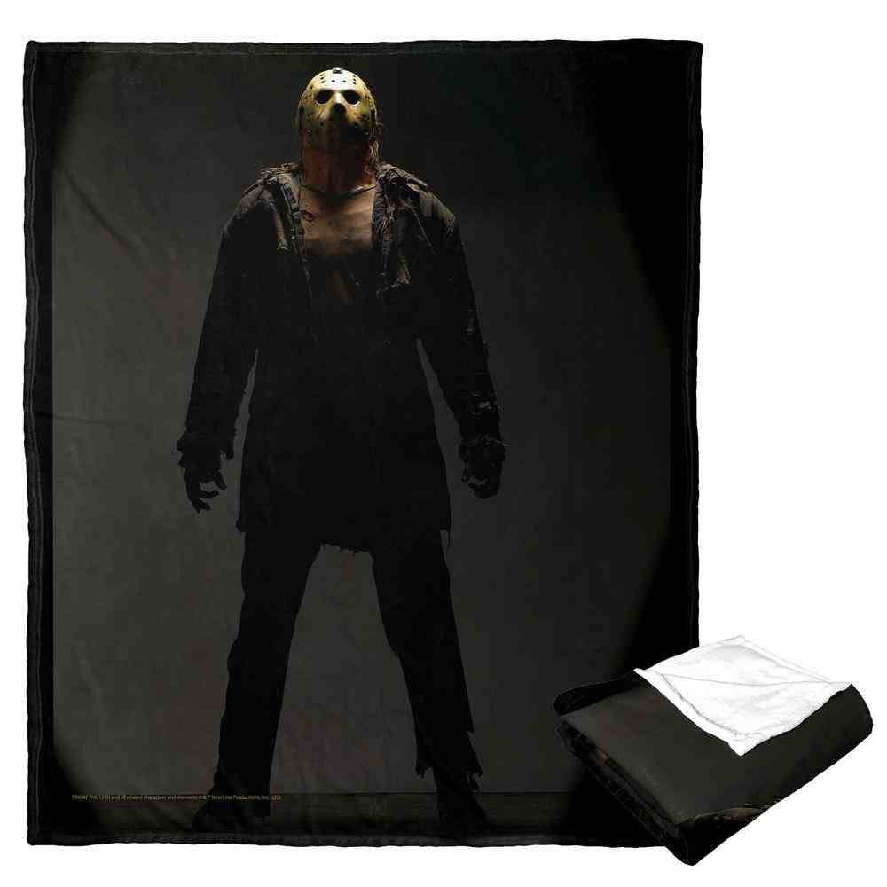 Warner Bros. Friday the 13th Here He Comes Silk Touch Throw Blanket 50x60 Inches