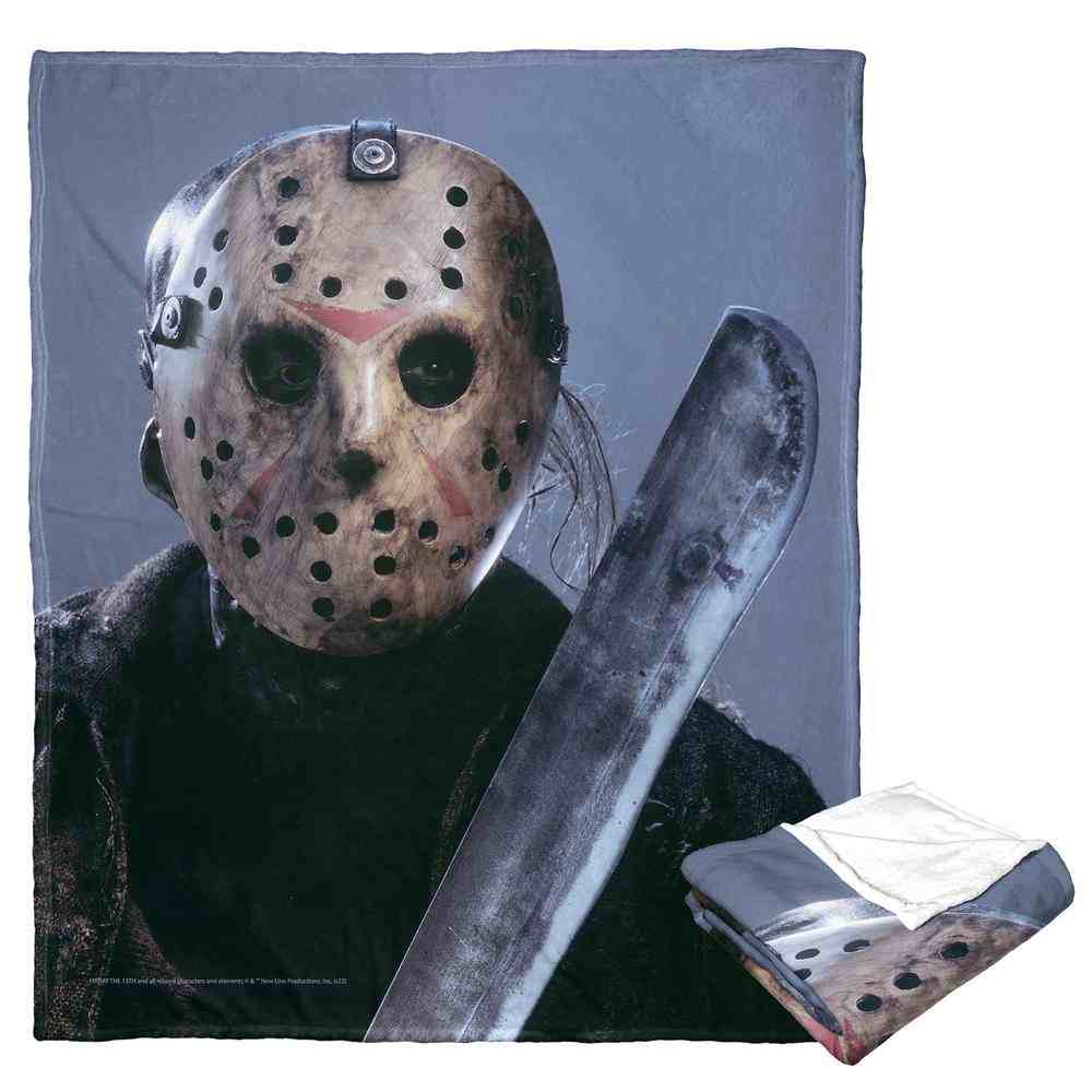 Warner Bros. Friday the 13th Jason Voorhees Silk Touch Throw Blanket 50x60 Inches
