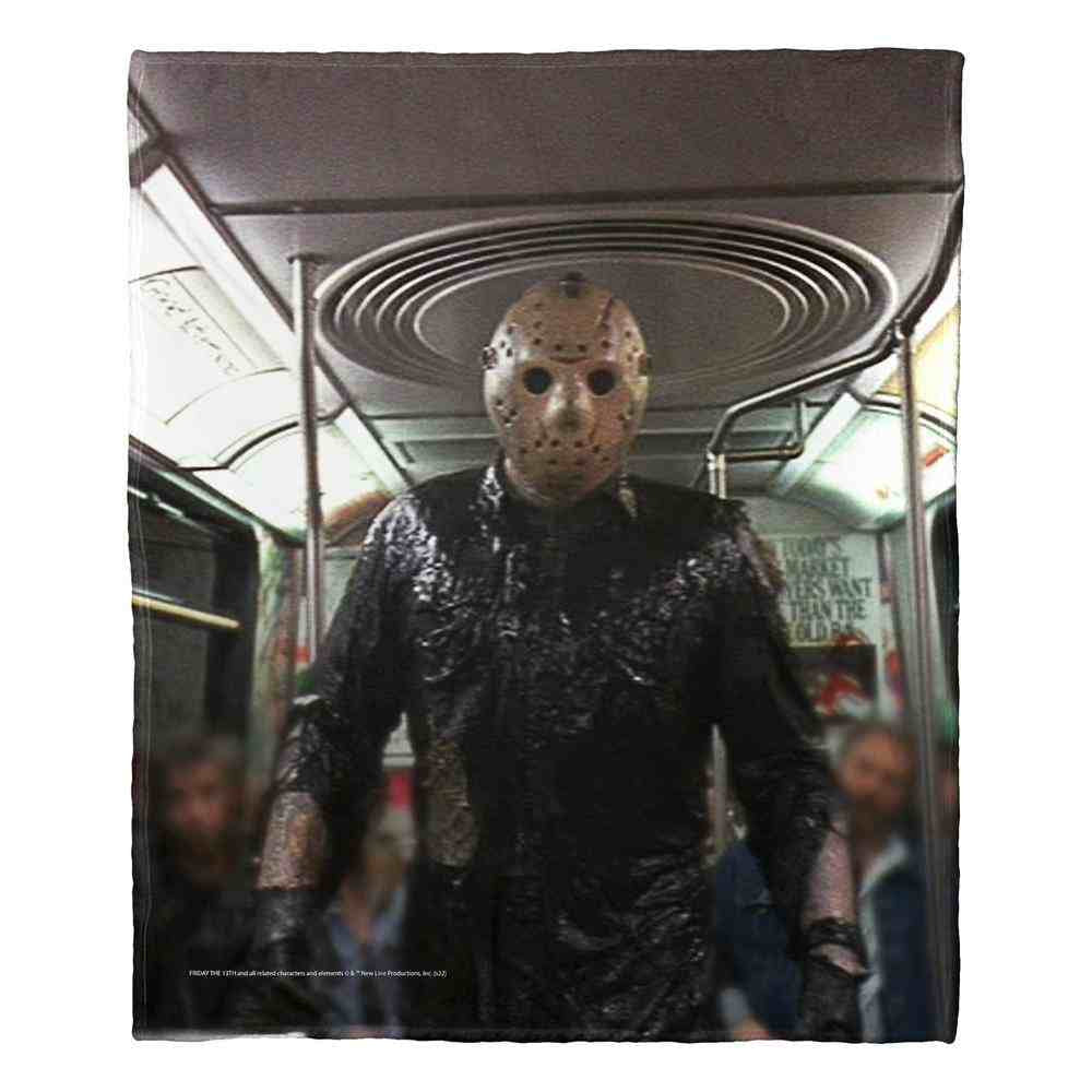 Warner Bros. Friday the 13th No Where Left To Run Silk Touch Throw Blanket 50x60 Inches