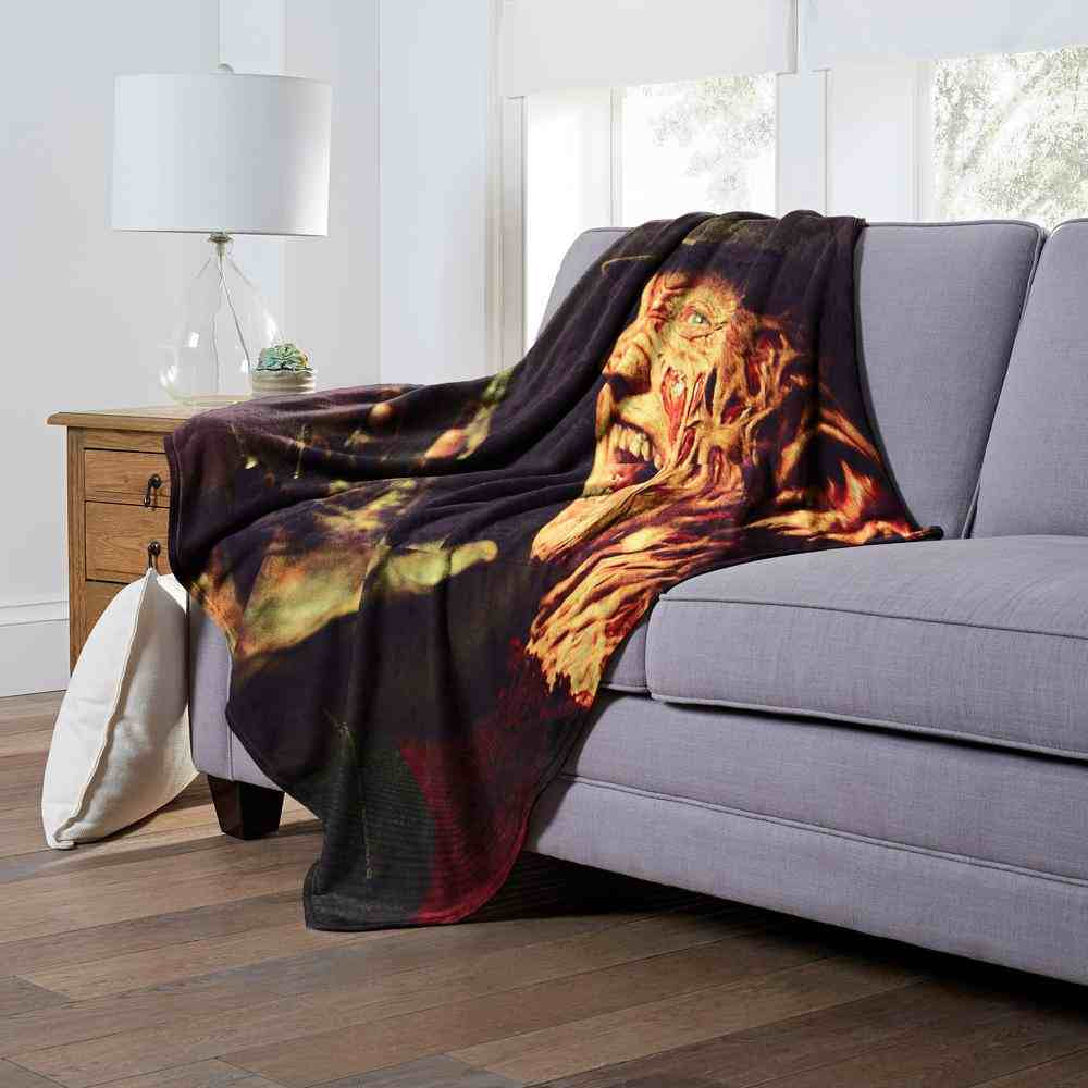 Warner Bros. Freddy vs Jason Freddy Waves Silk Touch Throw Blanket 50x60 Inches