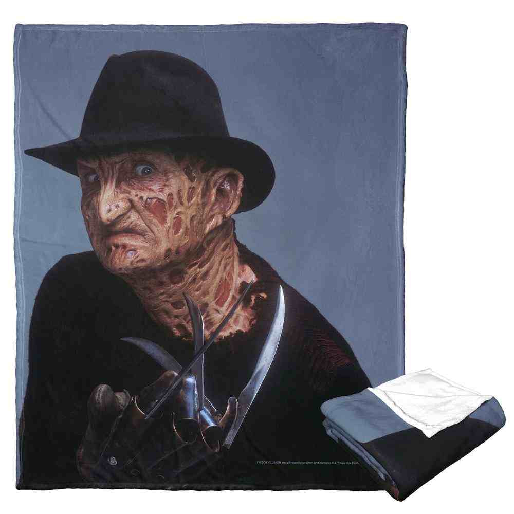 Warner Bros. Freddy vs Jason Frightening Freddy Silk Touch Throw Blanket 50x60 Inches