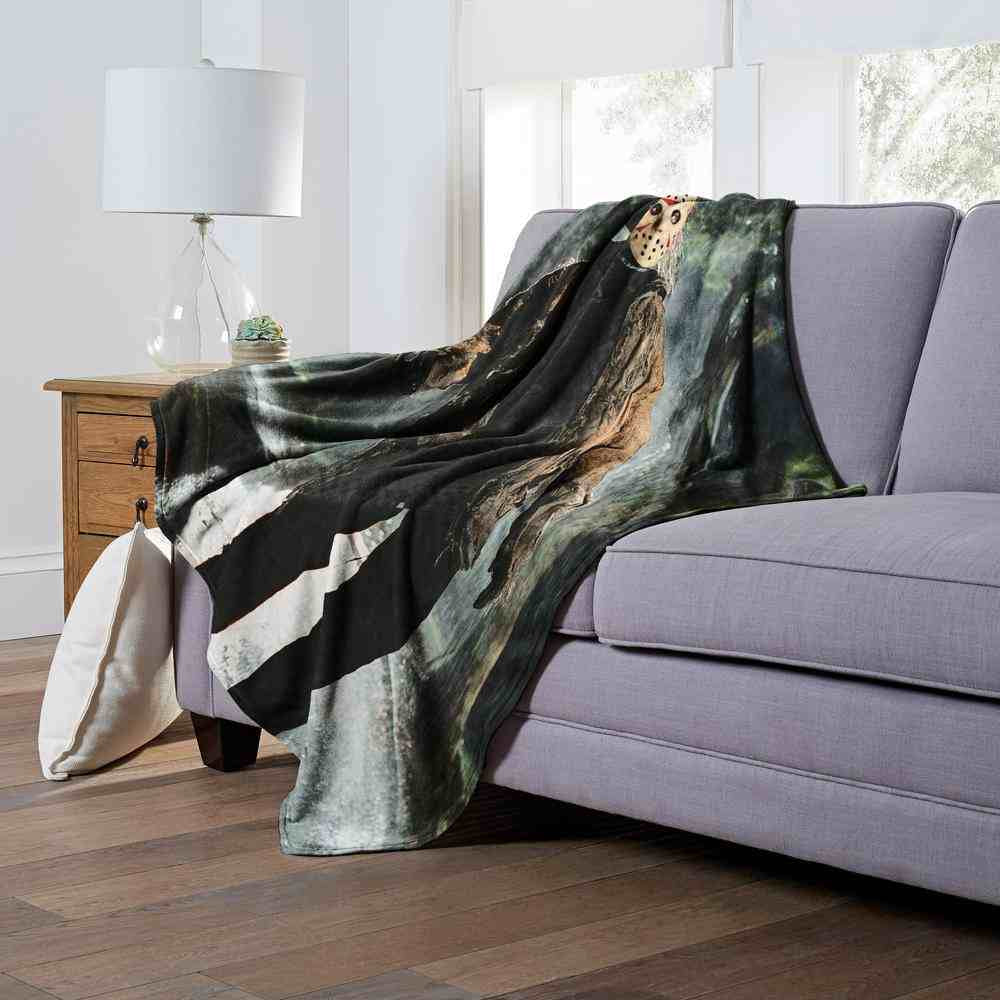 Warner Bros. Freddy vs Jason Out In The Storm Silk Touch Throw Blanket 50x60 Inches