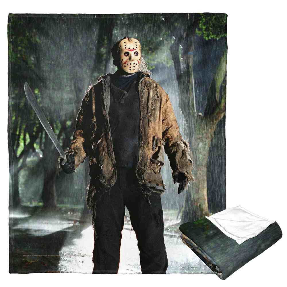 Warner Bros. Freddy vs Jason Out In The Storm Silk Touch Throw Blanket 50x60 Inches