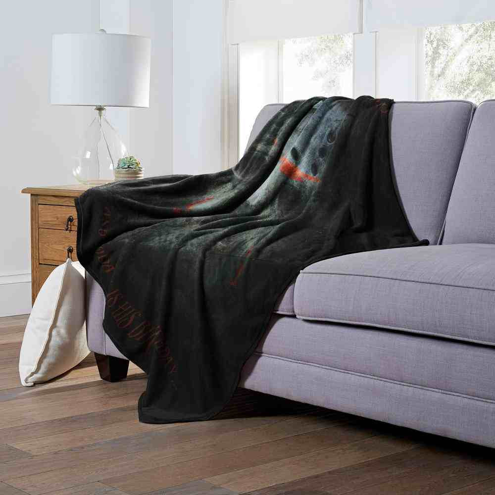 Warner Bros. Friday the 13th Today Is His Birthday Silk Touch Throw Blanket 50x60 Inches