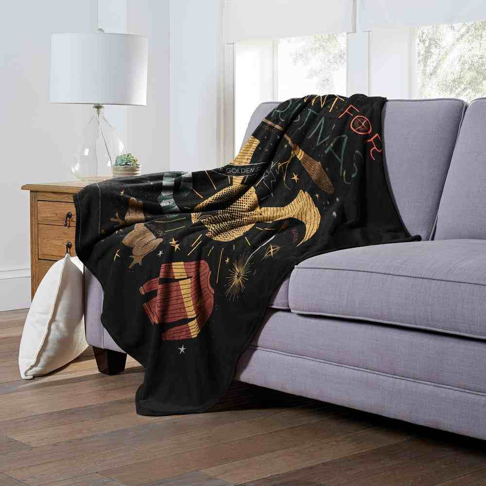 Warner Bros. Harry Potter All I Want For Christmas Silk Touch Throw Blanket 50x60 Inches