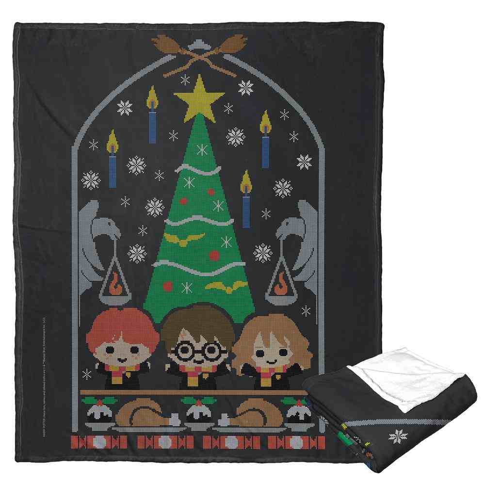 Warner Bros. Harry Potter Celebrating Together Silk Touch Throw Blanket 50x60 Inches