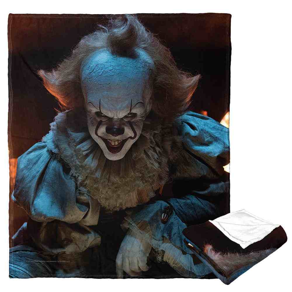 Warner Bros. It Chapter 2 Cornered Silk Touch Throw Blanket 50x60 Inches