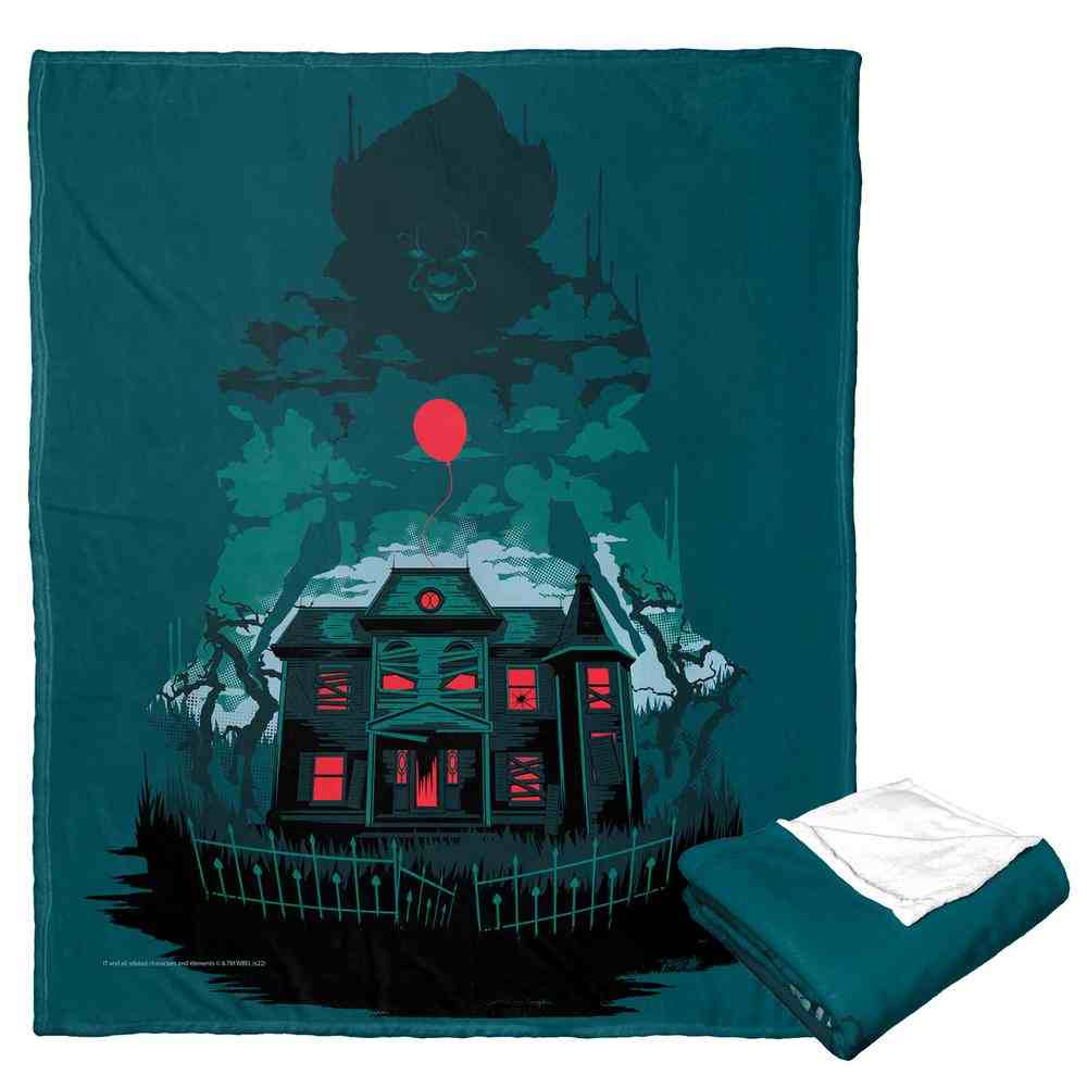 Warner Bros. It Chapter 2 House Of Fears Silk Touch Throw Blanket 50x60 Inches