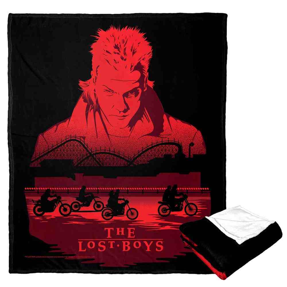 Warner Bros. Horror We Ride At Night Silk Touch Throw Blanket 50x60 Inches