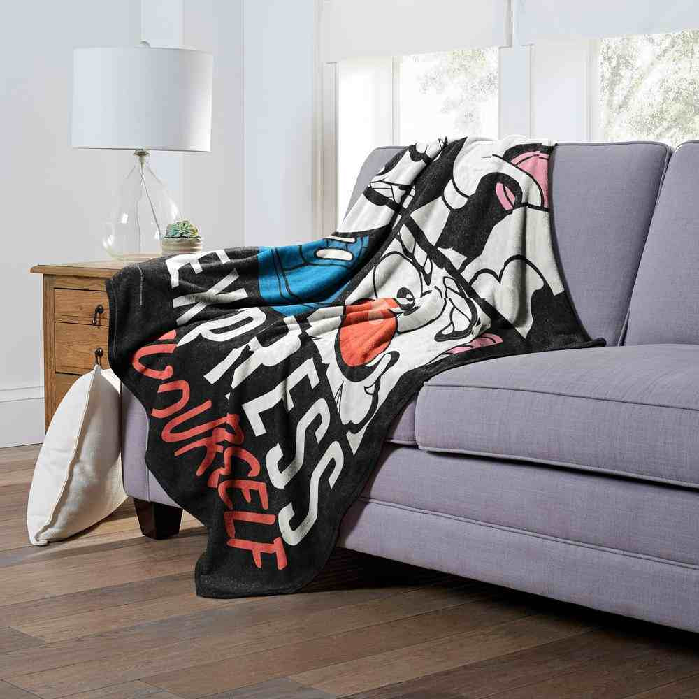 Hasbro Mr. Potato Head Express Yourself Silk Touch Throw Blanket 50x60 Inches