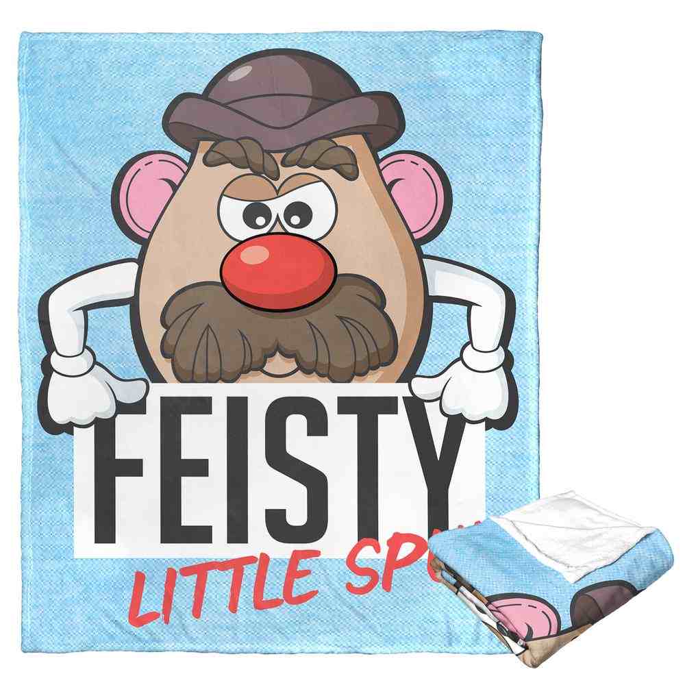 Hasbro Mr. Potato Head Feisty Little Spud Silk Touch Throw Blanket 50x60 Inches