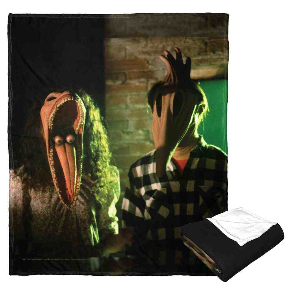 Warner Bros. Beetlejuice Deformed Silk Touch Throw Blanket 50x60 Inches