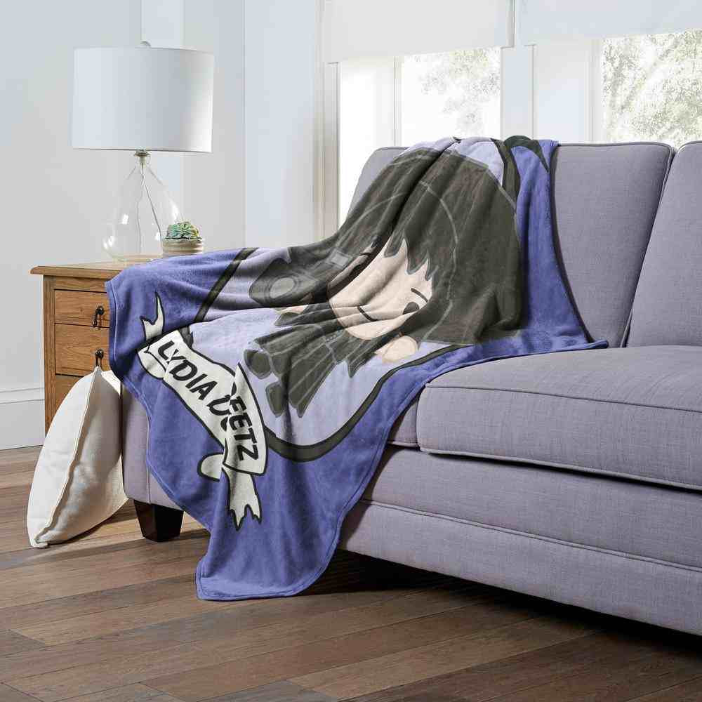 Warner Bros. Beetlejuice Ghost Photographer Silk Touch Throw Blanket 50x60 Inches