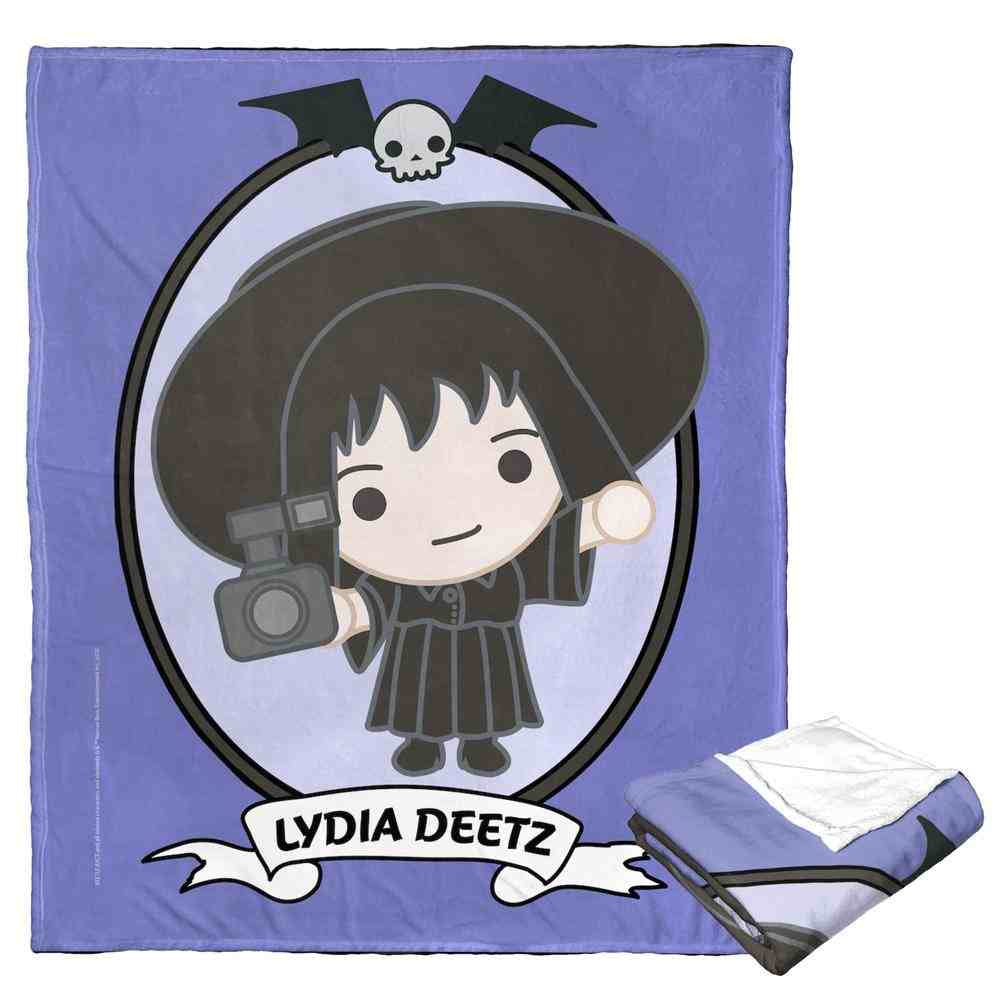 Warner Bros. Beetlejuice Ghost Photographer Silk Touch Throw Blanket 50x60 Inches