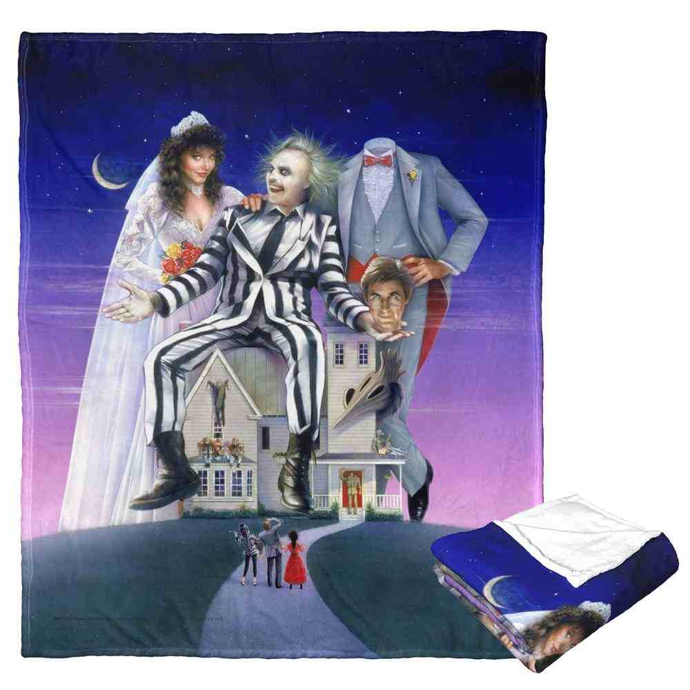 Warner Bros. Beetlejuice Vintage Beetlejuice Silk Touch Throw Blanket 50x60 Inches