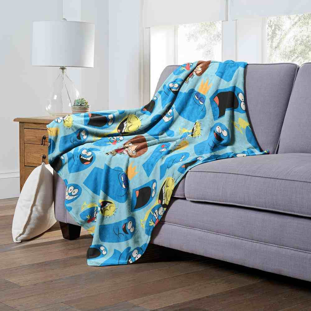 Cartoon Network Foster's Home For Imaginary Friends Best Of Bloo Silk Touch Throw Blanket 50x60 Inches