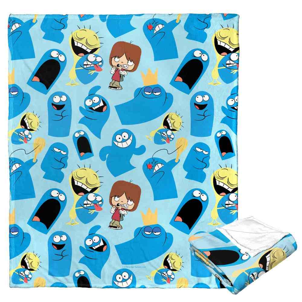 Cartoon Network Foster's Home For Imaginary Friends Best Of Bloo Silk Touch Throw Blanket 50x60 Inches