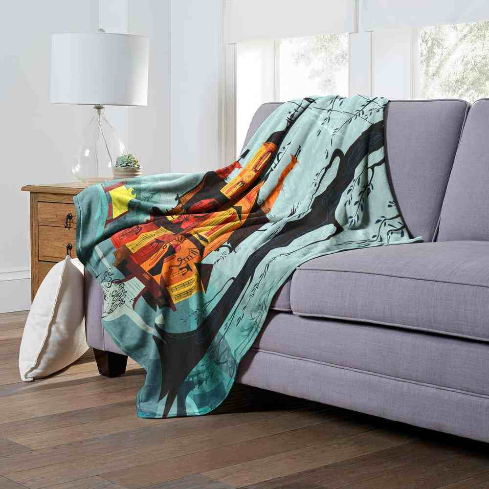 Cartoon Network Foster's Home For Imaginary Friends Fosters Home Silk Touch Throw Blanket 50x60 Inches