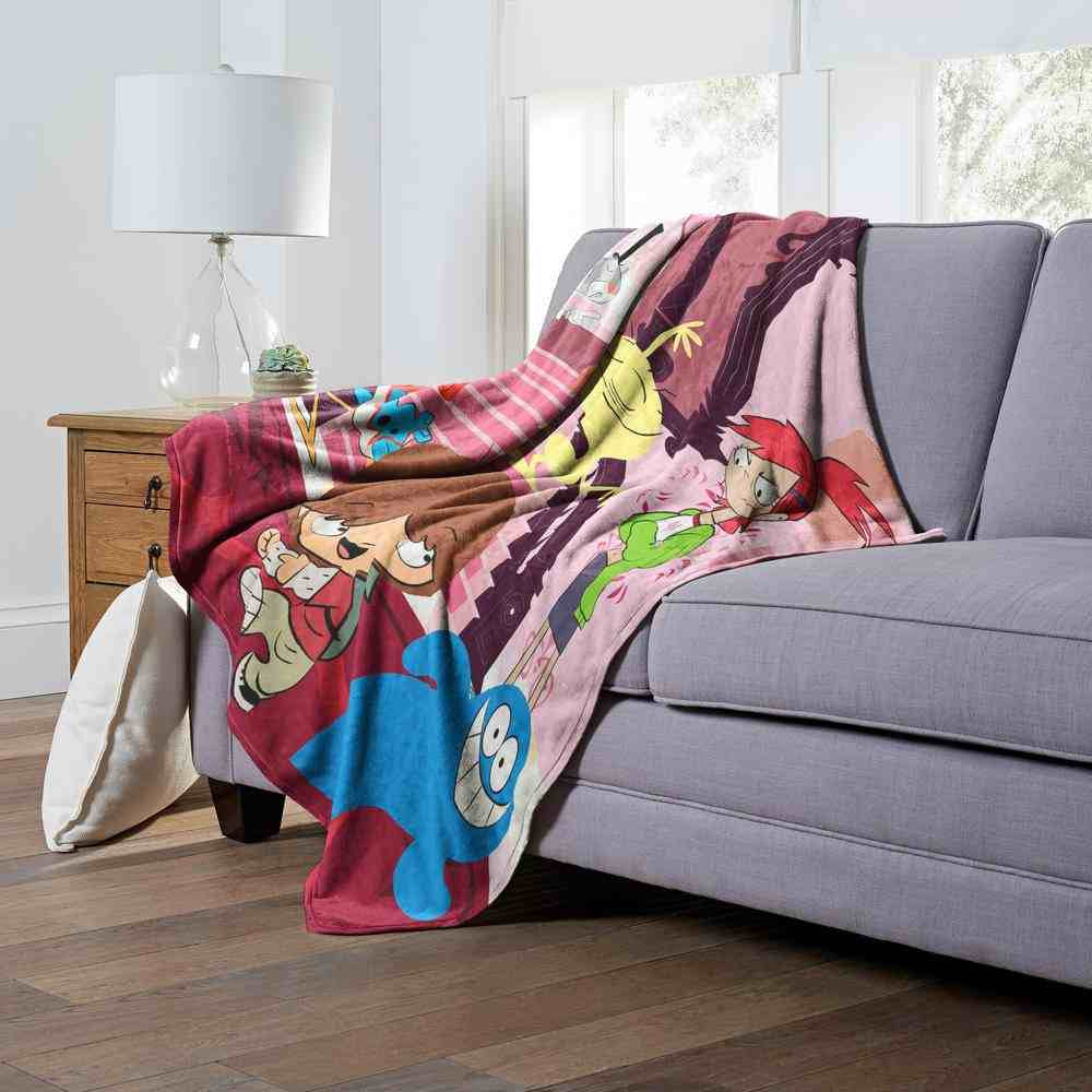 Cartoon Network Foster's Home For Imaginary Friends No Running In The Halls Silk Touch Throw Blanket 50x60 Inches