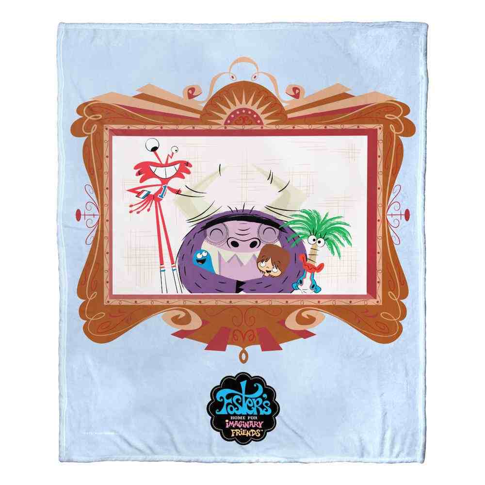 Cartoon Network Foster's Home For Imaginary Friends Picture Perfect Silk Touch Throw Blanket 50x60 Inches