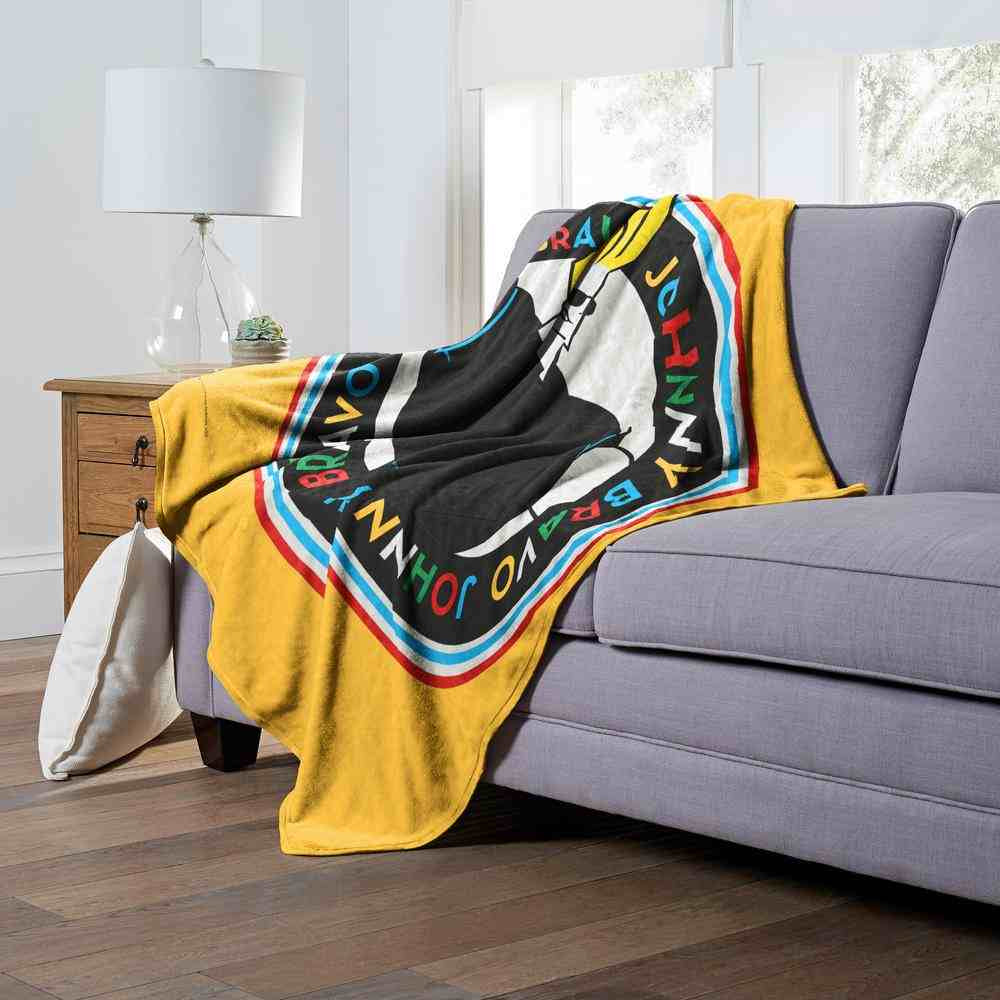 Cartoon Network Johnny Bravo Johnny Bravo Silk Touch Throw Blanket 50x60 Inches