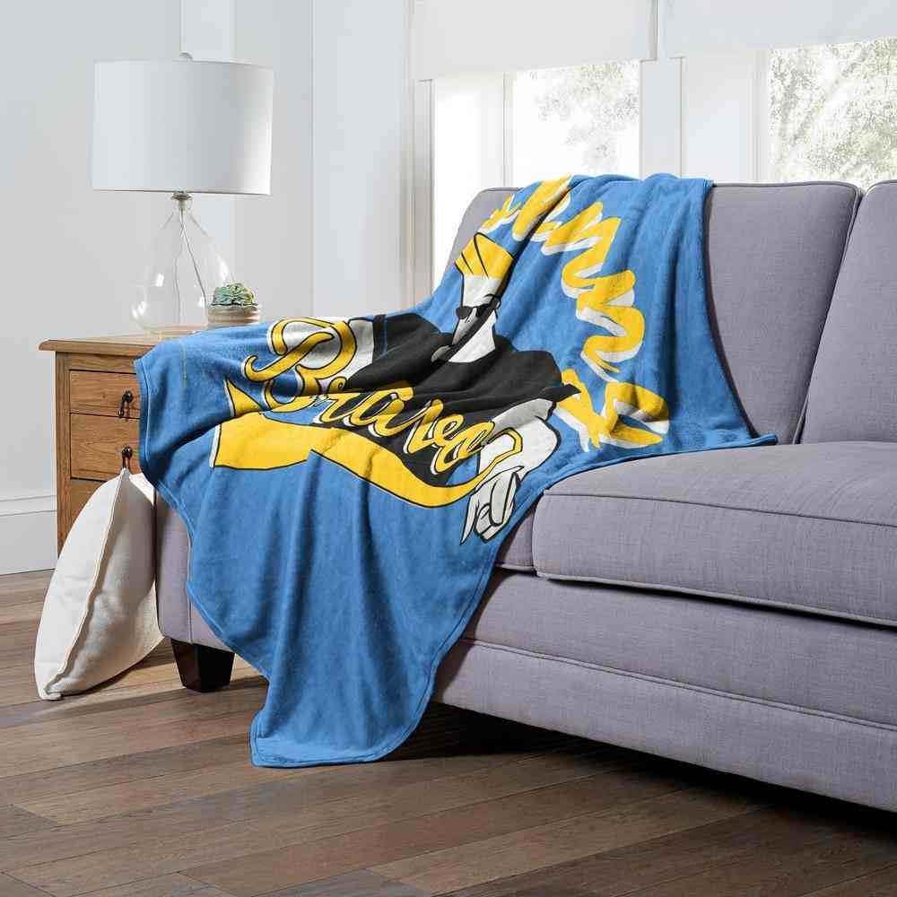 Cartoon Network Johnny Bravo Varsity Johnny Silk Touch Throw Blanket 50x60 Inches